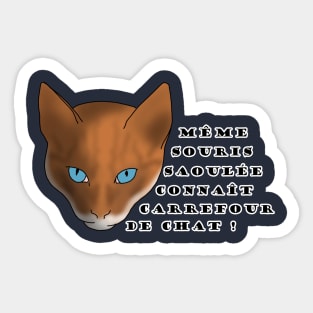 Souris saoulée Sticker